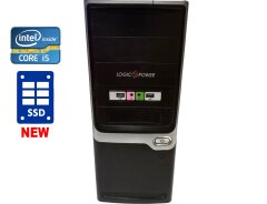 ПК LogicPower Tower / Intel Core i5-4590 (4 ядра по 3.3 - 3.7 GHz) / 8 GB DDR3 / 240 GB SSD / Intel HD Graphics 4600 / 400W