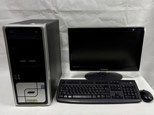 Комплект ПК: LogicPower DQ67EP Tower / Intel Core i5-2500S (4 ядра по 2.7 - 3.7 GHz) / 8 GB DDR3 / 256 GB SSD + 160 GB HDD / Intel HD Graphics 2000 + Монітор Samsung SyncMaster P2070 / 20" (1600x900) TN + Кабелі, клавіатура, мишка