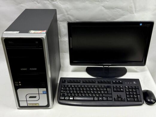 Комплект ПК: LogicPower DQ67EP Tower / Intel Core i5-2500S (4 ядра по 2.7 - 3.7 GHz) / 8 GB DDR3 / 256 GB SSD + 160 GB HDD / Intel HD Graphics 2000 + Монітор Samsung SyncMaster P2070 / 20" (1600x900) TN + Кабелі, клавіатура, мишка