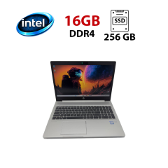 Ультрабук HP Probook 450 G6 / 15.6" (1920x1080) IPS / Intel Core i7-8665U (4 (8) ядра по 1.9 - 4.8 GHz) / 16 GB DDR4 / 256 GB SSD M.2 / Intel UHD Graphics 620 / WebCam