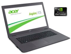 Ноутбук Acer Aspire E5-573G / 15.6" (1366x768) TN / Intel Core i3-5005U (2 (4) ядра по 2.0 GHz) / 8 GB DDR3 / 256 GB SSD / nVidia GeForce 920M, 2 GB DDR3, 64-bit / WebCam / DVD-ROM / Win 10 Home