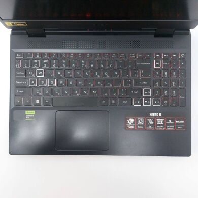 Ігровий ноутбук Acer Nitro 5 / 15.6" (1920x1080) IPS / Intel Core i5-12450H (8 (12) ядер по 3.3 - 4.4 GHz) / 16 GB DDR5 / 512 GB SSD / nVidia GeForce RTX 4050, 6 GB GDDR6, 96-bit / WebCam