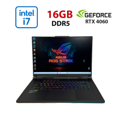 Ігровий ноутбук Б-клас Asus ROG Strix G16 G614JV / 16" (1920x1200) IPS / Intel Core i7-13650HX (14 (20) ядер по 3.6 - 4.9 GHz) / 16 GB DDR5 / 512 GB SSD NVMe / nVidia GeForce RTX 4060, 8 GB GDDR6, 128-bit / WebCam