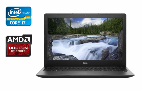 Игровой ноутбук Б-класс Dell Latitude 3590 / 15.6" (1920x1080) TN / Intel Core i7-8550U (4 (8) ядра по 1.8 - 4.0 GHz) / 16 GB DDR4 / 512 GB SSD / AMD Radeon R7 M460, 2 GB GDDR5, 64-bit / WebCam + Беспроводная мышка