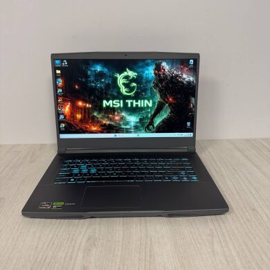 Ігровий ноутбук Б-клас MSI Thin A15 B7VE / 15.6" (1920x1080) IPS / AMD Ryzen 7 7735HS (8 (16) ядер по 3.2 - 4.75 GHz) / 16 GB DDR5 / 512 GB SSD NVMe / nVidia GeForce RTX 4050, 6 GB GDDR6, 96-bit / WebCam Ігровий ноутбук Б-клас MSI Thin A15 B7VE / 15.6" (1920x1080) IPS / AMD Ryzen 7 7735HS (8 (16) ядер по 3.2 - 4.75 GHz) / 16 GB DDR5 / 512 GB SSD NVMe / nVidia GeForce RTX 4050, 6 GB GDDR6, 96-bit / WebCam