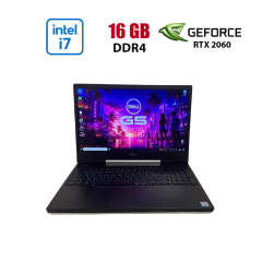Ігровий ноутбук Dell G5 15 5590 / 15.6" (1920X1080) IPS / Intel Core i7-8750H (6 (12) ядер по 2.2 - 4.1 GHz) / 16 GB DDR4 / 512 GB SSD / nVidia GeForce RTX 2060, 6 GB GDDR6, 192-bit / WebCam