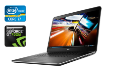 Игровой ноутбук Dell XPS 15 9530 / 14" (3200x1800) IPS Touch / Intel Core i7-4712HQ (4 (8) ядра по 2.3 - 3.3 GHz) / 16 GB DDR3 / 256 GB SSD / nVidia GeForce GT 750M, 2 GB GDDR5, 128-bit / WebCam / Windows 10