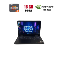 Ігровий ноутбук Lenovo IdeaPad Gaming 3 15ARH7 / 15.6" (1920x1080) IPS / AMD Ryzen 5 6600H (6 (12) ядер по 3.3 - 4.5 GHz) / 16 GB DDR5 / 512 GB SSD / nVidia GeForce RTX 3050, 4 GB GDDR6, 128-bit / WebCam