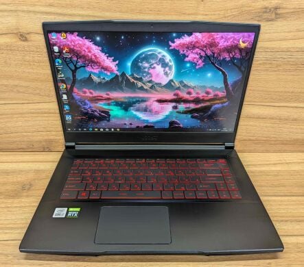Ігровий ноутбук MSI GF65 Thin 10uE / 15.6" (1920x1080) IPS / Intel Core i7-10750H (6 (12) ядер по 2.6 - 5.0 GHz) / 16 GB DDR4 / 512 GB SSD / nVidia GeForce RTX 3060, 6 GB GDDR6, 192-bit / WebCam / Windows 10