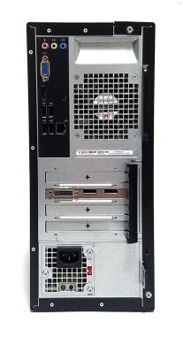 Игровой ПК Dell Inspirion 3668 Tower / Intel Core i3-7100 (2 (4) ядра по 3.9 GHz) / 8 GB DDR4 / 256 GB SSD / AMD Radeon R9 350, 2 GB GDDR5, 128-bit / Wi-Fi+Bluetooth / DVD / Win 10 Home Lic