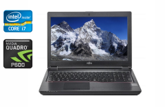Мобільна робоча станція Fujitsu Celsius H780 / 15.6" (1920x1080) IPS / Intel Core i7-8750H (6 (12) ядер по 2.2 - 4.1 GHz) / 32 GB DDR4 / 512 GB SSD / nVidia Quadro P600, 4 GB GDDR5, 128-bit / WebCam / 4G / Windows 10
