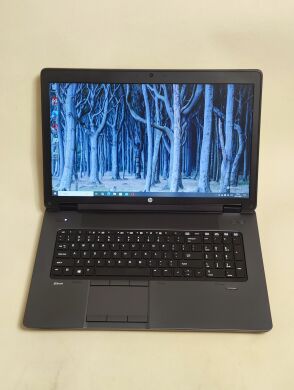 Мобільна робоча станція HP ZBook 17 G2 / 17.3" (1600x900) TN / Intel Core i7-4710MQ (4 (8) ядра по 2.5 - 3.5 GHz) / 8 GB DDR3 / 256 GB SSD / nVidia Quadro K1100M, 2 GB GDDR5, 128-bit / WebCam