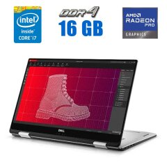 Ноутбук-трансформер Dell Precision 5530 2-in-1 / 15.6" (3840x2160) IGZO Touch / Intel Core i7-8706G (4 (8) ядра по 3.1 - 4.1 GHz) / 16 GB DDR4 / 480 GB SSD / AMD Radeon Pro WX Vega M GL, 4 GB HBM2, 1024-bit / WebCam