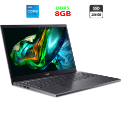Ноутбук Acer&nbsp;Aspire 5 15 A515-58PT-59VW / 15.6" (1920x1080) IPS / Intel Core i5-13420H (8 (12) ядер по 3.4 - 4.6 GHz) / 8 GB LPDDR5 / 256 GB SSD NVMe / Intel UHD Graphics / WebCam
