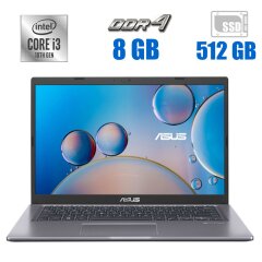 Ноутбук Asus R465J / 14" (1920x1080) TN / Intel Core i3-1005G1 (2 (4) ядра по 1.2 - 3.4 GHz) / 8 GB DDR4 / 512 GB SSD / Intel UHD Graphics / WebCam / АКБ