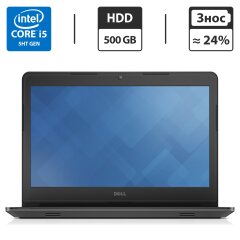Ноутбук Б-клас Dell Latitude 3450 / 14" (1366x768) TN / Intel Core i5-5200U (2 (4) ядра по 2.2 - 2.7 GHz) / 8 GB DDR3 / 500 GB HDD / Intel HD Graphics 5500 / WebCam