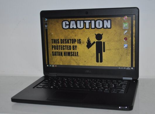 Ноутбук Б-класс Dell Latitude E5450 / 14" (1366x768) TN / Intel Core i3-5010U (2 (4) ядра по 2.1 GHz) / 8 GB DDR3 / 120 GB SSD / Intel HD Graphics 5500 / DVD-ROM / WebCam 