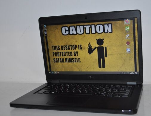 Ноутбук Б-класс Dell Latitude E5450 / 14" (1366x768) TN / Intel Core i3-5010U (2 (4) ядра по 2.1 GHz) / 8 GB DDR3 / 120 GB SSD / Intel HD Graphics 5500 / DVD-ROM / WebCam 