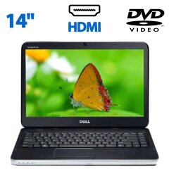 Ноутбук Б-клас Dell Vostro 2420 / 14'' (1366x768) TN / Intel Core i3-2348M (2 (4) ядра по 2.3 GHz) / 4 GB DDR3 / 320 GB HDD / Intel HD Graphics 3000 / WebCam / DVD-ROM
