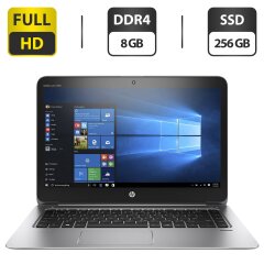Ноутбук Б-класс HP EliteBook Folio 1040 G3 / 14" (1920x1080) TN / Intel Core i5-6200U (2 (4) ядра по 2.3 - 2.8 GHz) / 8 GB DDR4 / 256 GB SSD / Intel HD Graphics 520 / WebCam / HDMI