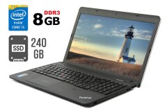 Ноутбук Б-клас Lenovo ThinkPad E540 / 15.6" (1920x1080) TN / Intel Core i5-4210M (2 (4) ядра по 2.6 - 3.2 GHz) / 8 GB DDR3 / 240 GB SSD / nVidia GeForce GT 740M, 2 GB DDR3, 64-bit / WebCam / DVD-RW / HDMI
