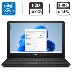 Ноутбук Dell Inspiron 15 3567 / 15.6" (1366x768) TN / Intel Core i3-6006U (2 (4) ядра по 2.0 GHz) / 8 GB DDR4 / 1000 GB HDD / Intel HD Graphics 520 / WebCam / DVD-ROM / HDMI / Windows 11 Pro