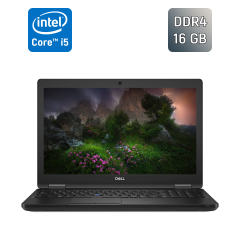 Ноутбук Dell Latitude 5590 / 15.6" (1366x768) TN / Intel Core i5-7300U (2 (4) ядра по 2.6 - 3.5 GHz) / 16 GB DDR4 / 240 GB SSD / Intel UHD Graphics 620 / WebCam / HDMI