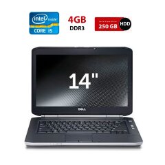 Ноутбук Dell Latitude E5420 / 14" (1366x768) TN / Intel Core i5-2520M (2 (4) ядра по 2.5 -3.2 GHz) / 4 GB DDR3 / 250 GB HDD / Intel HD Graphics 3000