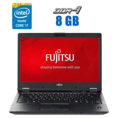 Ноутбук Fujitsu LifeBook E549 / 14" (1920x1080) IPS / Intel Core i7-8650U (4 (8) ядра по 1.9 - 4.2 GHz) / 8 GB DDR4 / 480 GB SSD / Intel UHD Graphics 620 / WebCam