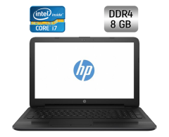 Ноутбук HP 17-x115dx / 17.3" (1600x900) VA / Intel Core i7-7500U (2 (4) ядра по 2.7 - 3.5 GHz) / 8 GB DDR4 / 240 GB SSD / Intel HD Graphics 620 / WebCam / Windows 10