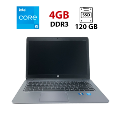 Ноутбук HP EliteBook Folio 1040 G2 / 14" (1600x900) TN / Intel Core i5-5200U (2 (4) ядра по 2.2 - 2.7 GHz) / 4 GB DDR3 / 120 GB SSD / Intel HD Graphics 5500 / WebCam