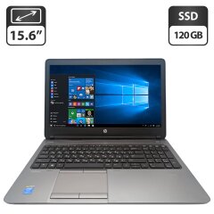 Ноутбук HP ProBook 650 G1 / 15.6" (1366x768) TN / Intel Core i5-4300M (2 (4) ядра по 2.6 - 3.3 GHz) / 8 GB DDR3 / 120 GB SSD / Intel HD Graphics 4600 / WebCam