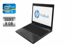 Ноутбук HP ProBook 6570b / 15.6" (1366x768) TN / Intel Core i3-2370M (2 (4) ядра по 2.4 GHz) / 8 GB DDR3 / 128 GB SSD / Intel HD Graphics 3000 / DVD-RW / WebCam