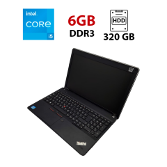 Ноутбук Lenovo ThinkPad E530 / 15.6" (1366x768) TN / Intel Core i5-3210M (2 (4) ядра по 2.5 - 3.1 GHz) / 6 GB DDR3 / 320 GB HDD / Intel HD Graphics 4000 / WebCam