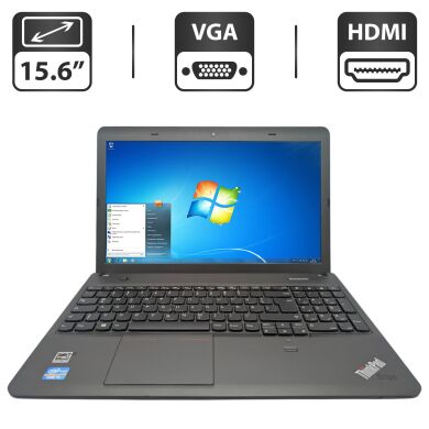 Ноутбук Lenovo ThinkPad E531 / 15.6'' (1366x768) TN / Intel Core i3-3120M (2 (4) ядра по 2.5 GHz) / 6 GB DDR3 / 1000 GB HDD / Intel HD Graphics 4000 / WebCam / DVD-ROM Ноутбук Lenovo ThinkPad E531 / 15.6'' (1366x768) TN / Intel Core i3-3120M (2 (4) ядра по 2.5 GHz) / 6 GB DDR3 / 1000 GB HDD / Intel HD Graphics 4000 / WebCam / DVD-ROM