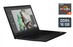 Ноутбук Lenovo ThinkPad E595 / 15.6" (1920x1080) IPS / AMD Ryzen 5 3500U (4 (8) ядра по 2.1 - 3.7 GHz) / 16 GB DDR4 / 512 GB SSD / AMD Radeon RX Vega 8 / WebCam / HDMI