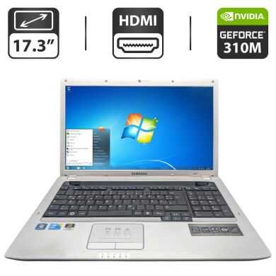 Ноутбук Samsung E372 / 17.3" (1600x900) TN / Intel Core i3-370M (2 (4) ядра по 2.4 GHz) / 6 GB DDR3 / 500 GB HDD / nVidia GeForce 310M, 512 MB GDDR3, 64-bit / WebCam / DVD-ROM