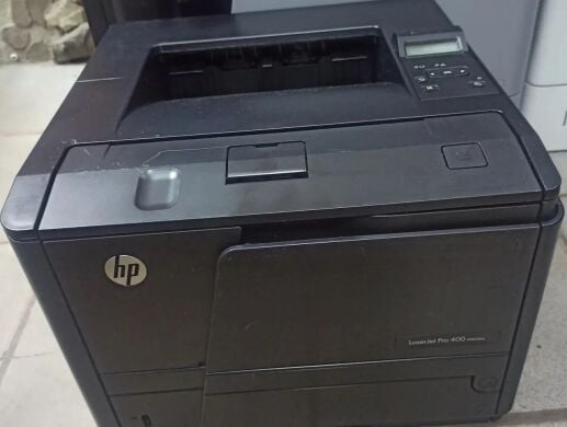 Принтер HP LaserJet Pro 400 M401DNE / лазерная монохромная печать / 1200x1200 dpi / 33 стр/мин / Legal (Max Print Size) / Duplex Print + кабель питания