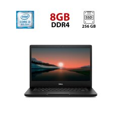 Ультрабук Dell Latitude 3400 / 14" (1366x768) TN / Intel Core i3-8145U (2 (4) ядра по 2.1 - 3.9 GHz) / 8 GB DDR4 / 256 GB SSD / Intel UHD Graphics / WebCam
