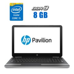 Ультрабук HP Pavilion 15-bk152nr / 15.6" (1920x1080) IPS Touch / Intel Core i5-7200U (2 (4) ядра по 2.5 - 3.1 GHz) / 8 GB DDR3 / 256 GB SSD / Intel HD Graphics 620 / WebCam 