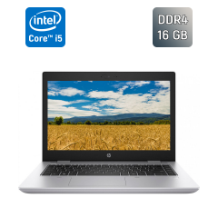 Ультрабук HP ProBook 640 G5 / 14" (1920x1080) IPS / Intel Core i5-8365U (4 (8) ядра по 1.6 - 4.1 GHz) / 16 GB DDR4 / 256 GB SSD / Intel UHD Graphics / WebCam / Fingerprint