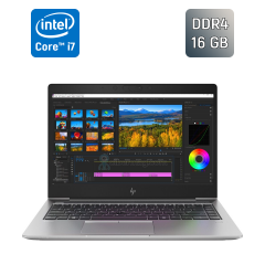 Ультрабук HP zBook 14u G5 / 14" (1920x1080) IPS / Intel Core i7-8650U (4 (8) ядра по 1.9 - 4.2 GHz) / 16 GB DDR4 / 512 GB SSD / Intel UHD Graphics 620 / WebCam / Fingerprint
