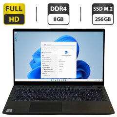 Ультрабук Lenovo IdeaPad 5 15IIL05 / 15.6" (1920x1080) IPS / Intel Core i7-1065G7 (4 (8) ядра по 1.3 - 3.9 GHz) / 8 GB DDR4 / 256 GB SSD M.2 / Intel Iris Plus Graphics / WebCam / Windows 11 Pro