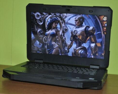 Защищенный ноутбук Б-класс Dell Latitude 5414 Rugged / 14" (1366x768) TN / Intel Core i5-6300U (2 (4) ядра по 2.4 - 3.0 GHz) / 8 GB DDR4 / 256 GB SSD / Intel HD Graphics 520 / WebCam / Wi-Fi / Bluetooth / Windows 11 Pro