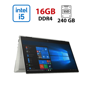 Ультрабук-трансформер HP EliteBook x360 830 G7 / 13.3" (1920x1080) IPS Touch / Intel Core i5-10310U (4 (8) ядра по 1.7 - 4.4 GHz) / 16 GB DDR4 / 240 GB SSD / Intel UHD Graphics / WebCam