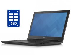 Ноутбук А-клас Dell Inspiron 15 3542 / 15.6" (1366x768) TN / Intel Core i3-4005U (2 (4) ядра по 1.7 GHz) / 4 GB DDR3 / 256 GB SSD / Intel HD Graphics 4400 / WebCam / DVD-RW / Win 10 Pro