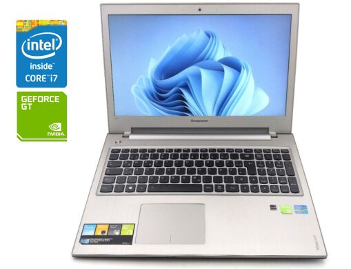 Ігровий ноутбук Lenovo IdeaPad Z500 / 15.6" (1366x768) TN / Intel Core i7-3612QM (4 (8) ядра по 2.1 - 3.1 GHz) / 8 GB DDR3 / 240 GB SSD / nVidia GeForce GT 635M, 2 GB DDR3, 128-bit / WebCam / DVD-ROM / Win 10