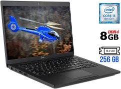 Ультрабук Б-класс Dell Latitude 7390 / 13.3" (1920x1080) IPS / Intel Core i5-8350U (4 (8) ядра по 1.7 - 3.6 GHz) / 8 GB DDR4 / 256 GB SSD M.2 / Intel UHD Graphics 620 / WebCam / USB 3.1 / HDMI / Windows 10 лицензия