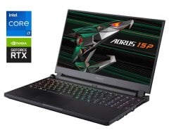 Игровой ноутбук Б-класс Gigabyte Aorus 15P XD / 15.6" (1920x1080) IPS / Intel Core i7-11800H (8 (16) ядер по 2.3 - 4.6 GHz) / 16 GB DDR4 / 1000 GB SSD / nVidia GeForce RTX 3070, 8 GB GDDR6, 256-bit / WebCam
