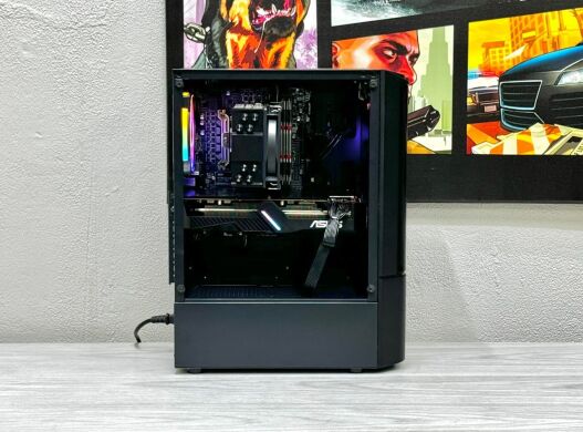 Ігровий ПК AeroCool Tower / Intel Core i5-10400F (6 (12) ядер по 2.9 - 4.3 GHz) / 16 GB DDR4 / 256 GB SSD + 1000 GB HDD / AMD  Radeon RX 5700, 8 GB GDDR6, 256-bit / 550W
